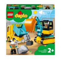 Le Camion Et La Pelleteuse - Lego Duplo Construction - 10931 - Duplo