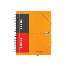 Cahier Polypro - 17 X 22 Cm - Meetingbook - Oxford - 160 Pages Lignées