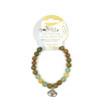 Bracelet En Cèdre Et Unakite - Encenstone
