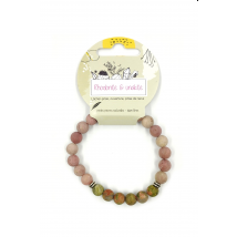 Bracelet - Unakite Et Rhodonite - Encenstone