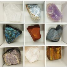 Coffret De Mineraux - 9 Pierres Brutes Naturelles - Encenstone