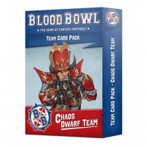 Set De Cartes - Chaos Dwarf (anglais) - Blood Bowl - Games Workshop