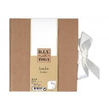 Livre D'Or Kraft - 80 Pages Blanches - 20x20 Cm - Draeger by Toga