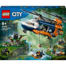 Lego 60437 - L’hélicoptère De L’explorateur De La Jungle Au Camp De Base - Lego City - Lego