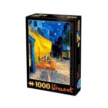 Puzzle 1000 Pièces - Arles, Terrasse Du Café Le Soir, Place Du Forum - Vincent Van Gogh - Dandy Nomad