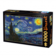 Puzzle 1000 Pièces - La Nuit Étoilée - Vincent Van Gogh - Dandy Nomad