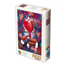 Puzzle 1000 Pièces - Oiseaux Tropicaux - Andrea Kurti - Dandy Nomad