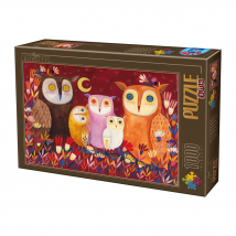 Puzzle 1000 Pièces - Hiboux - Andrea Kurti - Dandy Nomad