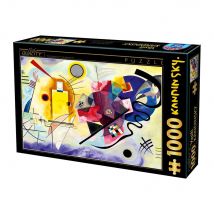 Puzzle 1000 Pièces - Jaune, Rouge, Bleu - Kandiski - Dandy Nomad