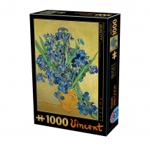 Puzzle 1000 Pièces - Les Iris - Vincent Van Gogh - Dandy Nomad