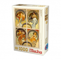 Puzzle 1000 Pièces - Arts - Alphonse Mucha - Dandy Nomad