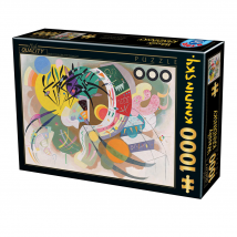 Puzzle 1000 Pièces - Dominant Curve - Vassily Kandinsky - D-toys