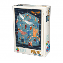 Puzzle 1000 Pièces - Owl Tales - D-toys