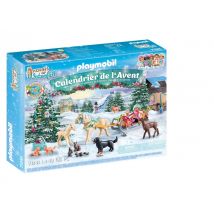 Playmobil - Calendrier De L'Avent La Magie De Noël - 71345 - Playmobil Horses Of Waterfall