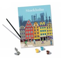 Peinture Au Numéro Ravensburger - Creart - Stockholm - 24x30 Cm