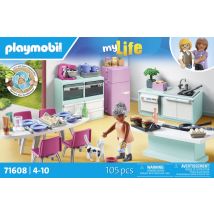 Playmobil - Cuisine Avec Ilôt Central - 71608 - My Life