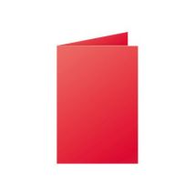 25 Cartes Pliées Pollen 110x155 Mm - Rouge Groseille - Clairefontaine