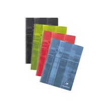 1 Cahier À Spirales - Format A4 21 X 29.7 Cm - Clairefontaine - 180 Pages Grands Carreaux - Coloris Assortis
