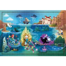 Puzzle 1000 Pièces - Story Maps - Disney - La Petite Sirène - Clementoni
