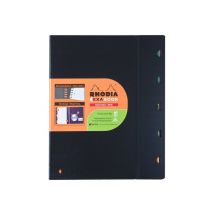Cahier - 16 X 21 Cm - Exabook - Rhodia - 160 Pages Petits Carreaux - Noir