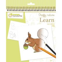 Graffy Nature Learn Carnet De Dessin Forêt - Avenue Mandarine