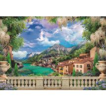 Puzzle 3000 Pièces - High Quality Collection - Lush Terrace On Lake - Clementoni