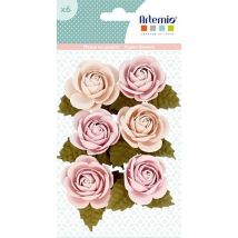 Lot De 6 Fleurs En Papier - Secret Garden - ImpressArt