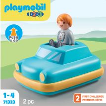 Playmobil 1.2.3 - Enfant Avec Voiture - 71323 - Playmobil 1 2 3