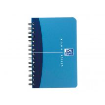1 Carnet Polypro À Spirales - 9 X 14 Cm - Oxford - 180 Pages Quadrillées - Coloris Assortis