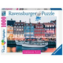Puzzle 1000 Pièces - Copenhague, Danemark (puzzle Highlights) - Ravensburger