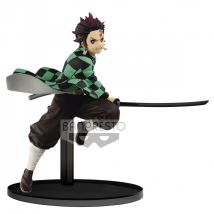 Figurine - Vibrations Stars - Demon Slayer - Tanjiro Kamado - 15 Cm - Banpresto