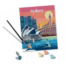 Peinture Au Numéro Ravensburger - Creart - Sydney - 24x30 Cm