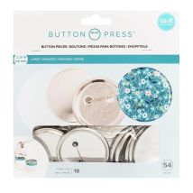 Lot De 18 Grands Badges Pour Button Press - We R Memory