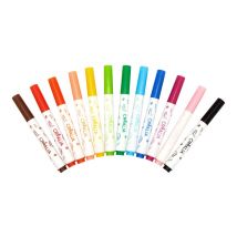 12 Feutres À Pointe Large - Créalia - Crealia enfants