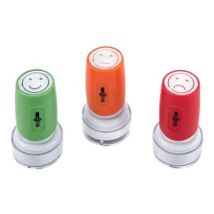 Lot De 3 Tampons De Notation - Têtes Emoticones - Wonday