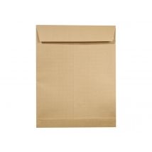 5 Pochettes En Kraft Armé À Soufflet Adhésives - 260x330mm - 130g/m² - Cultura