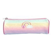 Trousse Ronde - 1 Compartiment - Arc-en-ciel - Cultura