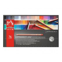 Boîte En Carton Caran D'Ache - Luminance 6901 - 76 Crayons De Couleurs