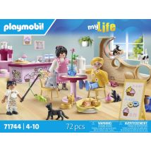 Playmobil - Bar À Chats Avec 6 Chats Et Personnages - 71744
