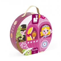 Valisette Puzzle Géant Princesse - 39 Pièces - Janod