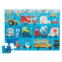 Puzzle 36 Pièces - Véhicules - Crocodile Creek