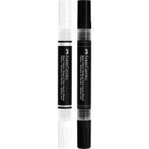 Lot De 2 Feutres Acrylique - Faber Castel - Blanc/noir - Faber Castell