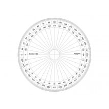 Rapporteur 360° Degrés Diamètre 10 Cm - Graphoplex