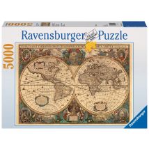 Puzzle : Mappemonde Antique - 5000 Pièces - Ravensburger