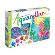 Coffret Aquarellum Phosphorescent - Licornes - Sentosphère