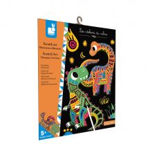 Kit Créatif Scratch Art - Dinosaures - Atelier Du Calme