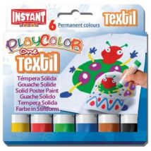 6 Tubes De Gouache En Stick - Playcolor One Textil