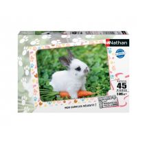 Puzzle 45 Pièces - Petit Lapin Et Sa Carotte - Nathan