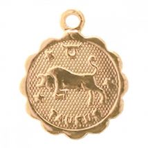 Médaille Taureau - Or 24 Carats - La Petite Épicerie