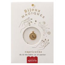Médaille Capricorne - Or 24 Carats - La Petite Épicerie
